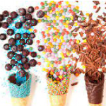 Ice Cream Cones & Toppings